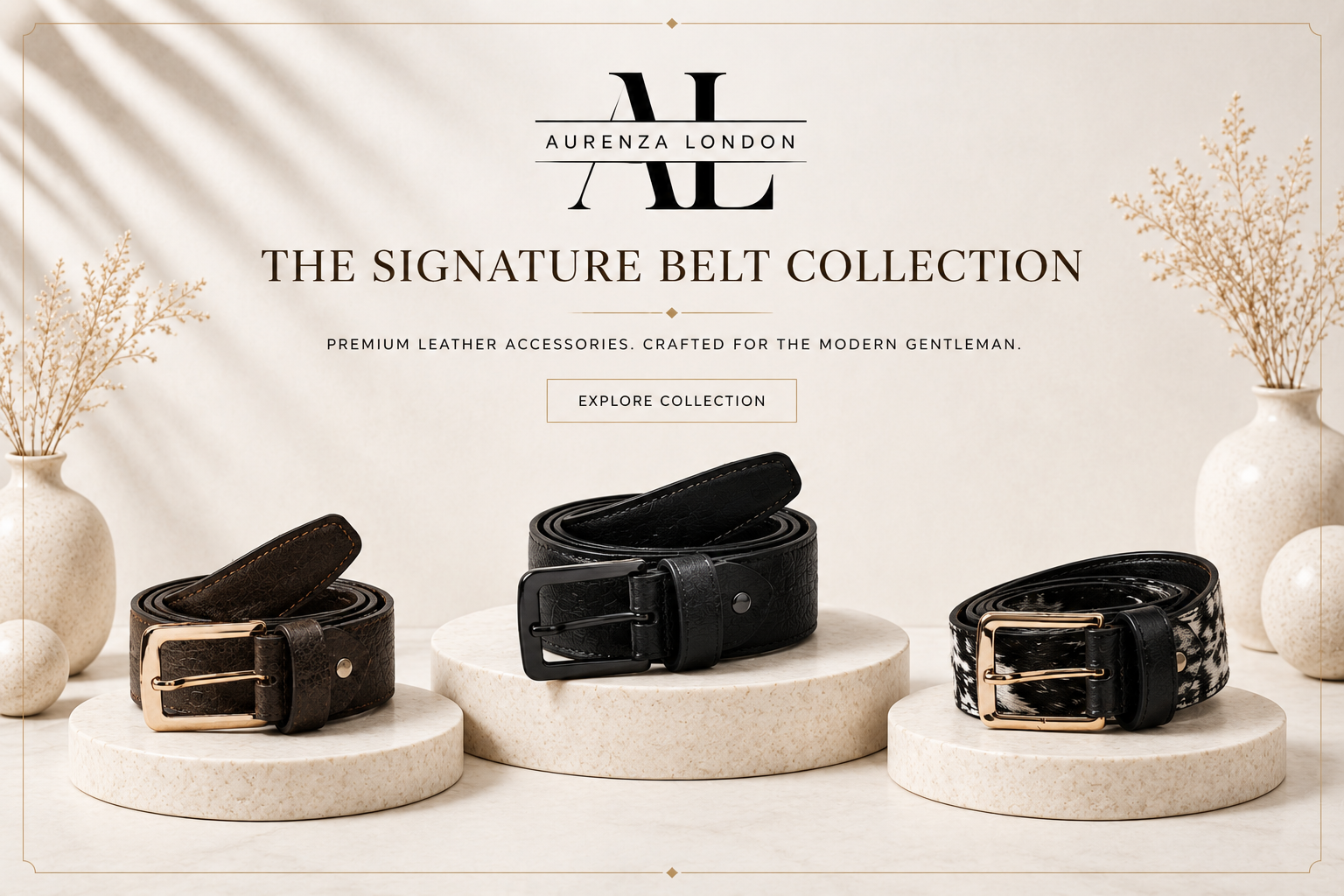Pride of the Tannery (Men Leather Belts)
