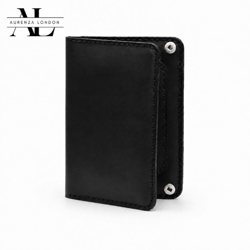 Minimalist Leather Passport Wallet (Handmade)