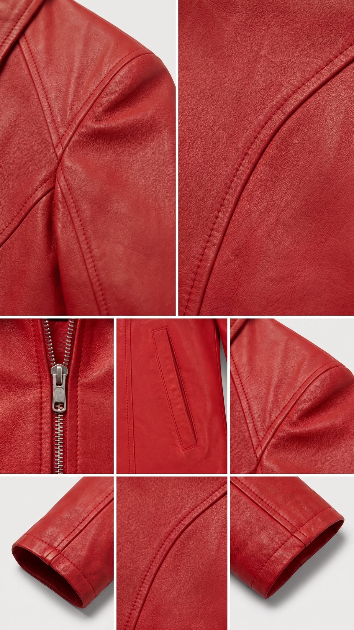 Good Luck Red Leather Jacket (Ladies)