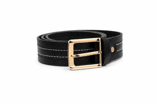Aurenza London Black Leather Belt – GB-WHT02