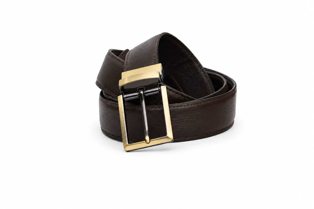 Aurenza London Dark Brown Leather Belt – GB-BR03