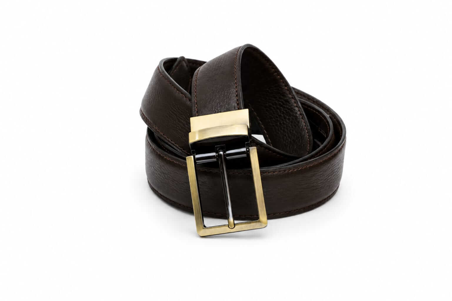 Aurenza London Dark Brown Leather Belt – GB-BR03