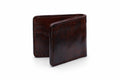 The Legacy Bifold Wallet – Hand-Stitched Vegetable Tanned Leather Burgundy