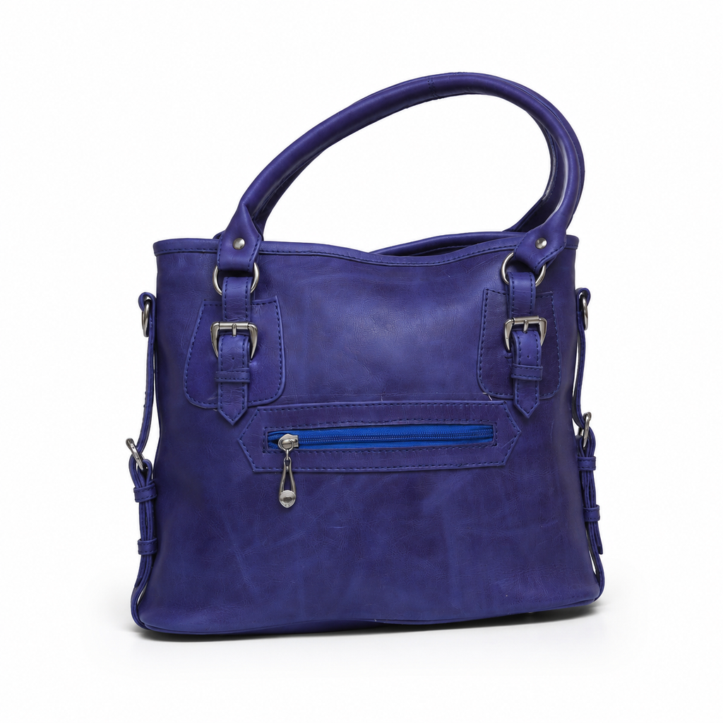Women's Purple Leather Handbag