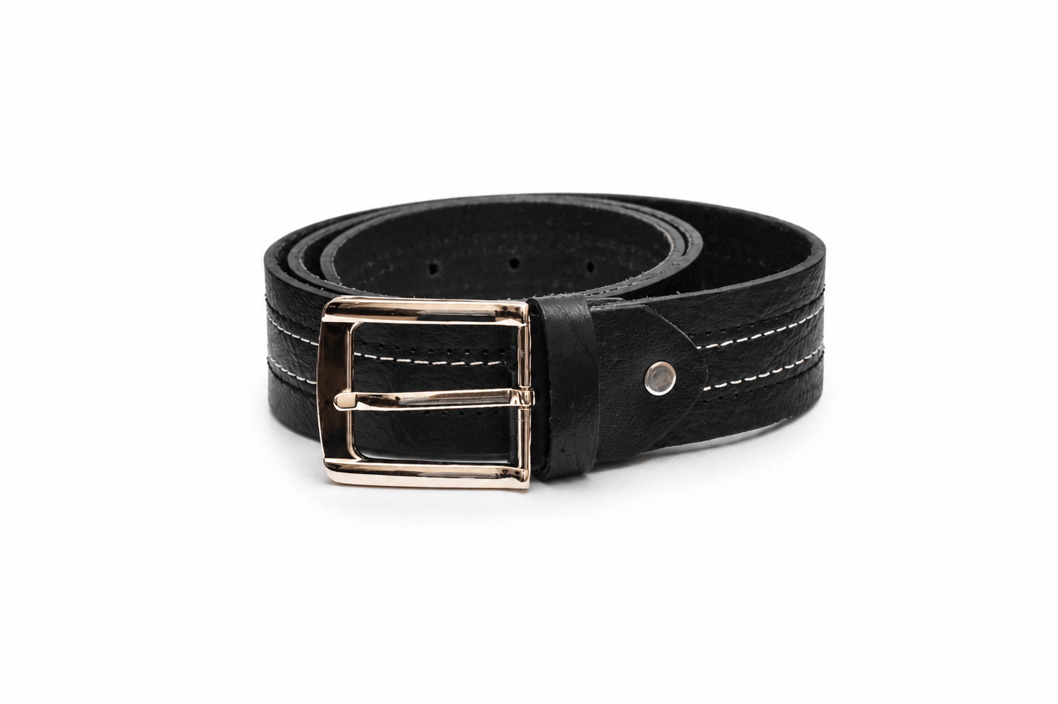 Aurenza London Black Leather Belt – GB-WHT02