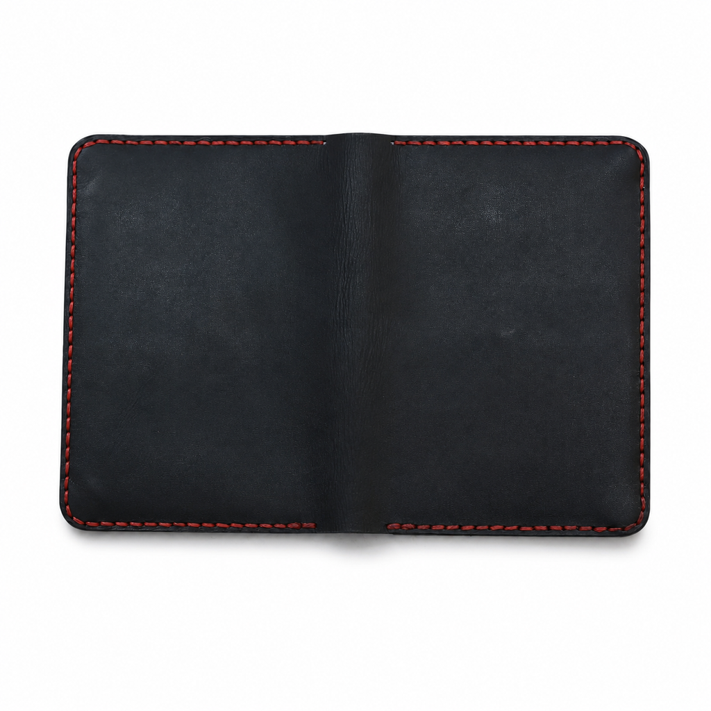 Minimalist Leather Passport Wallet (Handmade)