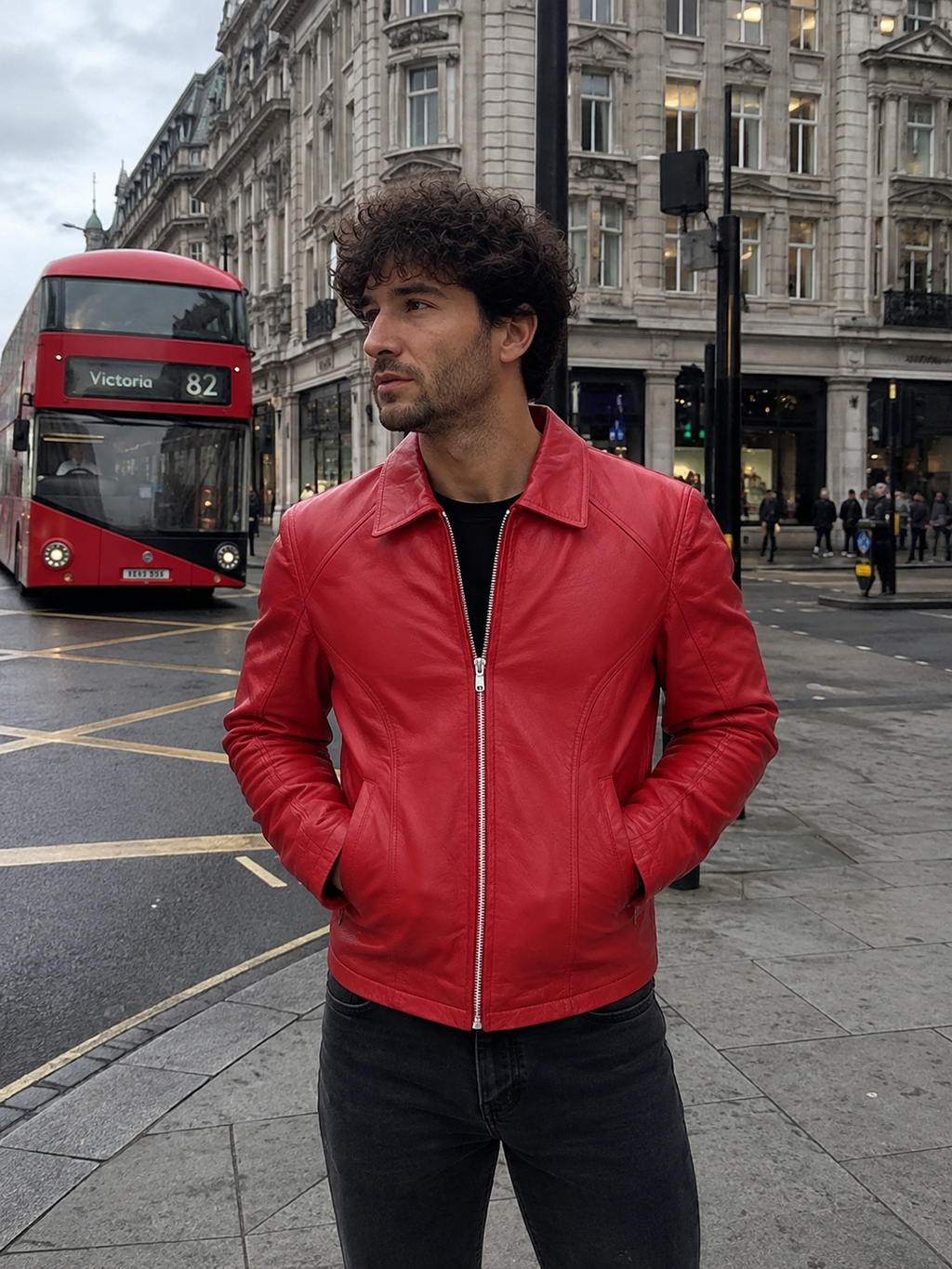 Good Luck Red Leather Jacket